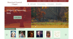 Desktop Screenshot of blanchardfuneral.com